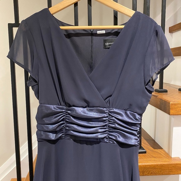 Connected Apparel dark blue party dress - Picture 2 of 9